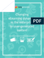 Changing ELearning Dynamics in The Enterprise To User-Generated Content v7