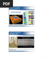 Seismic Acquisition Seismic Acquisition