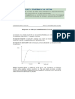 Análisis de La Respuesta Temporal de Un Sistema