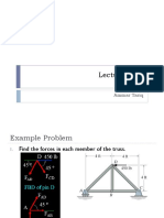 Forced in truss members lecture 18