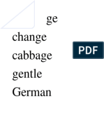 Ge Change Cabbage Gentle German
