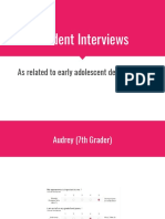 part v-student interviews