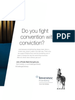 Do You Fight Convention With Conviction?