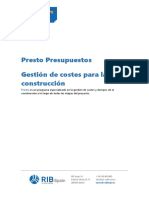 Catalogo de Presto