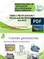 TEMA 05. Reutilizacion y Reciclaje de Residuos Sólidos
