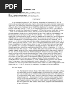 G.R. No. L-32958 November 8, 1930 BLOSSOM AND COMPANY, INC., Plaintiff-Appellant, MANILA GAS CORPORATION, Defendant-Appellee