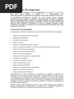 Incubadora de Empresas