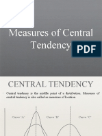 Measures of Central Tendency