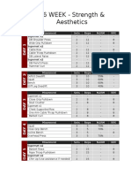 16-Week Strength & Aesthetics Program