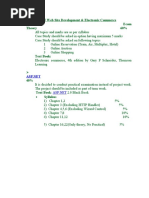 BCA 305 Web Site Development & Electronic Commerce Ecom Theory 60%