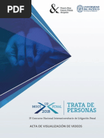 Acta de Visualizacion de Videos
