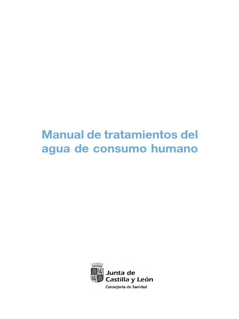 Manual de Tratamientos Del Agua de Consumo Humano PDF | PDF | Cloro ...