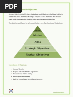 1.3 - Organisational Objectives