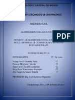 Proyecto de Abastecimiento