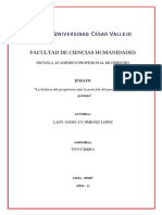 Ensayo Filosofia Derecho Ate Ucv Lady 1