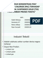 124216_120992_pengaruh Konsentrasi Poly Aluminium Chloride (Pac) Terhadap Kadar Total Suspended Solid (Tss) Pada Limbah Proses Tekstil