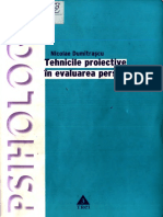 Documents - Tips - Tehnici Proiective in Evaluarea Personalitatii Nicolae Dumitrascu PDF