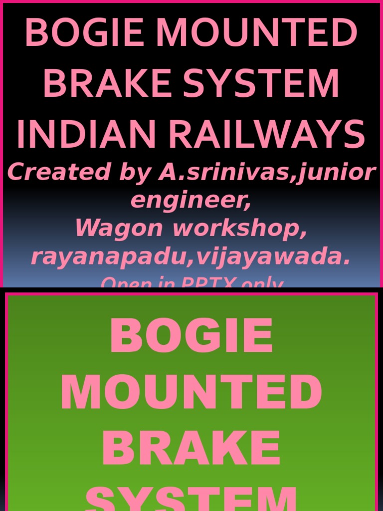 Bogie Mounted Brake System Overview | PDF | Brake | Piston