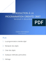 09-Introduction a La Programmation Orientee Objet