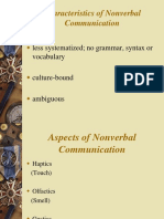 Nonverbal Communication and ICC