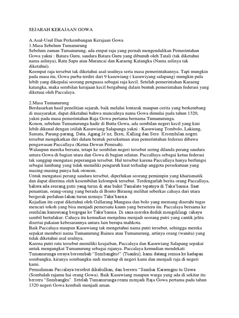 Menelusuri Jejak Kerajaan Gowa yang Masih Hidup