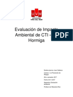 Evaluación de Impacto Ambiental de CTI