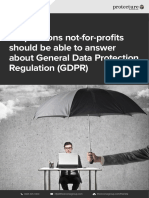 Nfp 10 Questions Gdpr Checklist