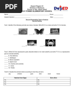 2nd Summative Test in Science 2nd Rating