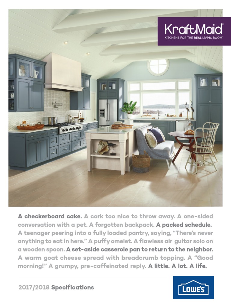 2017 KraftMaid Lowes Spec WEB 9-18 | PDF | Cabinetry | Electronic Data  Interchange
