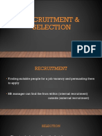 recruitment   selection unit 4 hrm