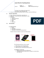 Lesson Plan in Business Mathematics