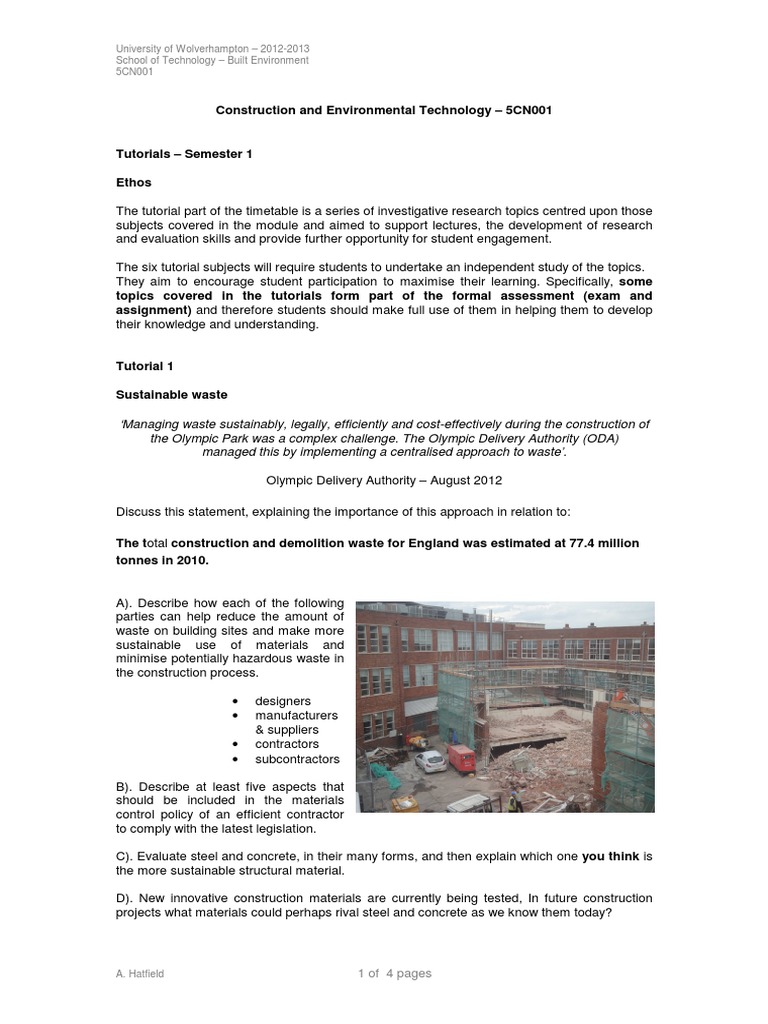 Master - Tutorials Sem 1 5CN001 12-13 PDF | PDF | Science | Technology ...