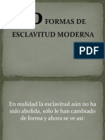 10 Formas de Esclavitud Moderna