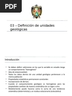 03 - Definición de Unidades Geologicas