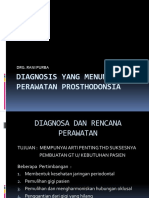 Diagnosis Yang Menunjang Perawatan Prosthodonsia