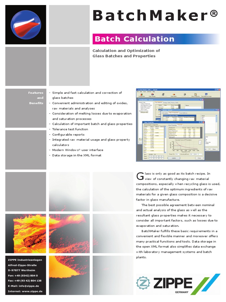 Batch Maker Glasses Technology