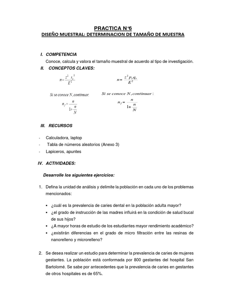Practica 6 | PDF | Salud y bienestar | Medicina