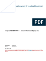 Diktaat EC6 Metselwerk II Voorbeeldsommen Volgens NEN en 1996 1 1 Incl NB PDF