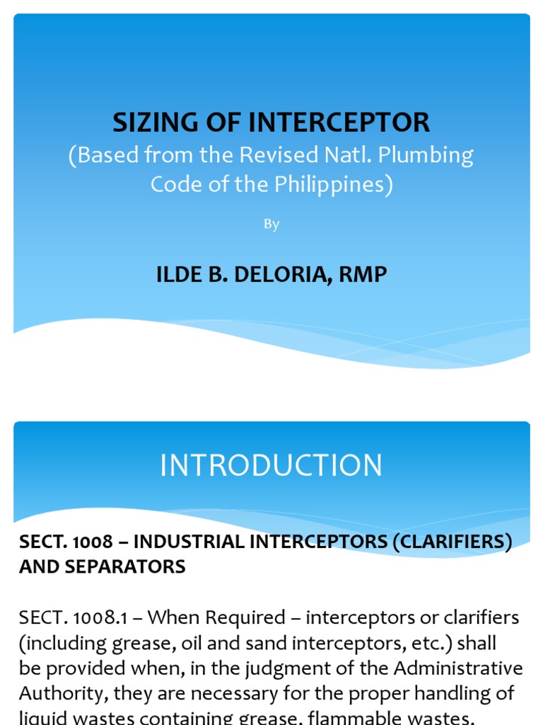 Grease Interceptor Sizing Guide | PDF