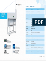 BBS-H1300 & BBS-H1800 Horizontal Laminar Flow Cabinet Catalogo