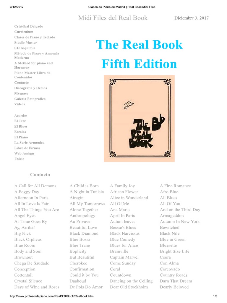 The real book jazz midi pdf entertainment general jazz music