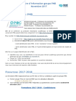 Lettre d'Information PMB Aix 1-2017
