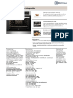 Ficha Electrolux Horno Eoc6631aox Es-Es