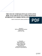 Use of Comparative QRA in Evaluating Proposed Hydrogen Flouride Mitigation Systems