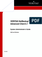 VERITAS NetBackup 5.1 Advanced Client System Administrators Guide For UNIX and Windows