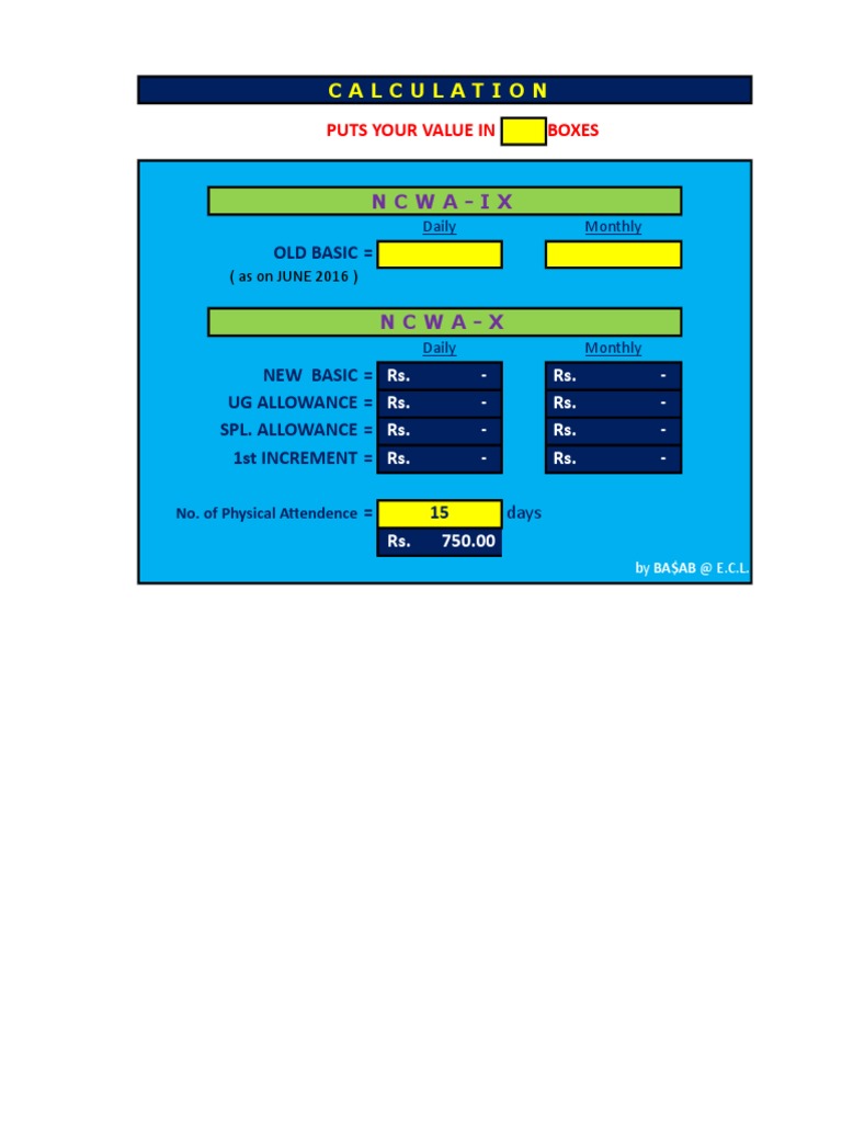 New Basic Calculation by Basab | PDF