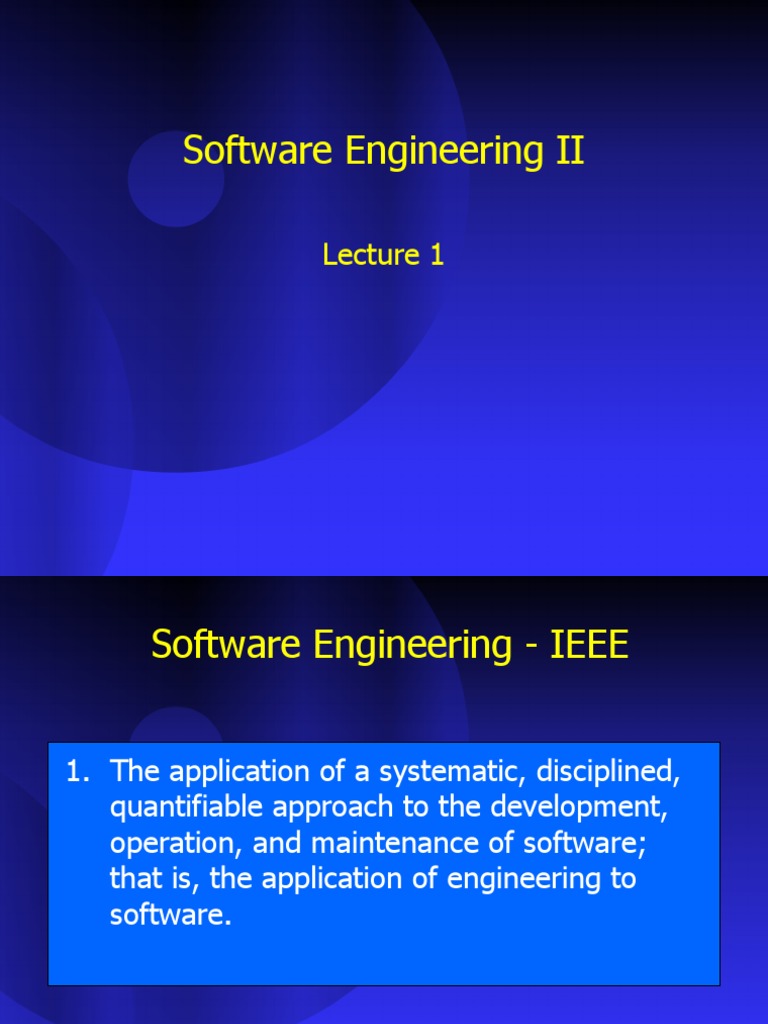 Software Engineering II | PDF | Software Development | Software