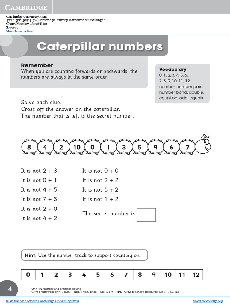 Cambridge P Math Challenges 1 Excerpt | PDF | Teaching Mathematics
