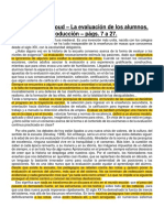 Philippe Perrenoud - La Evaluación de Los Alumnos, Págs. 7 A 27