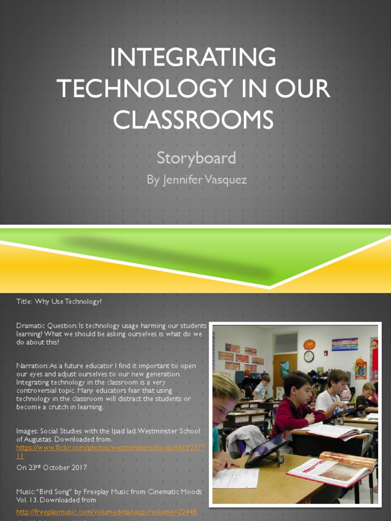 Storyboard Pdf Classroom Teaching